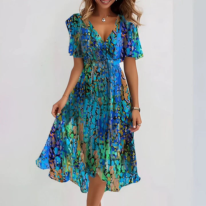 Arabella - Floral Print Summer Dress