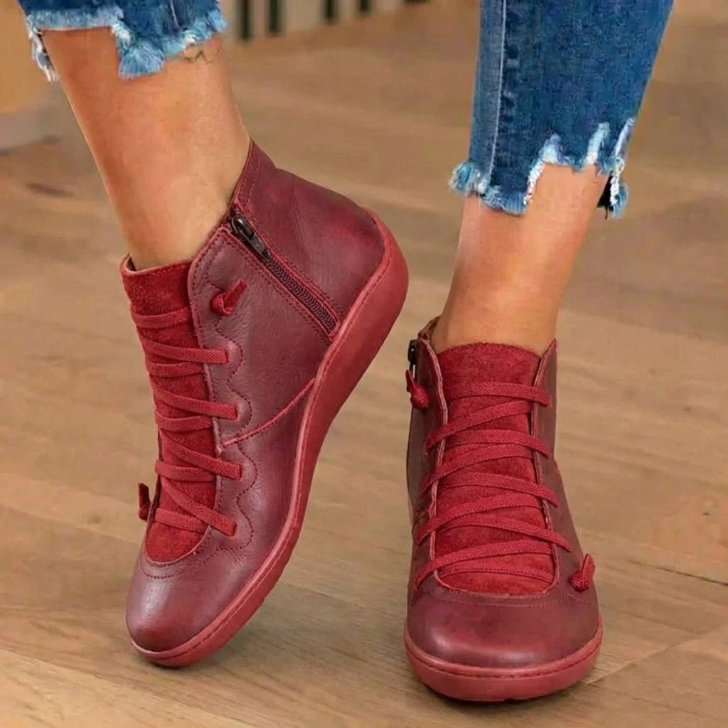 Stylish Orthopedic Boots with Distinctive Design