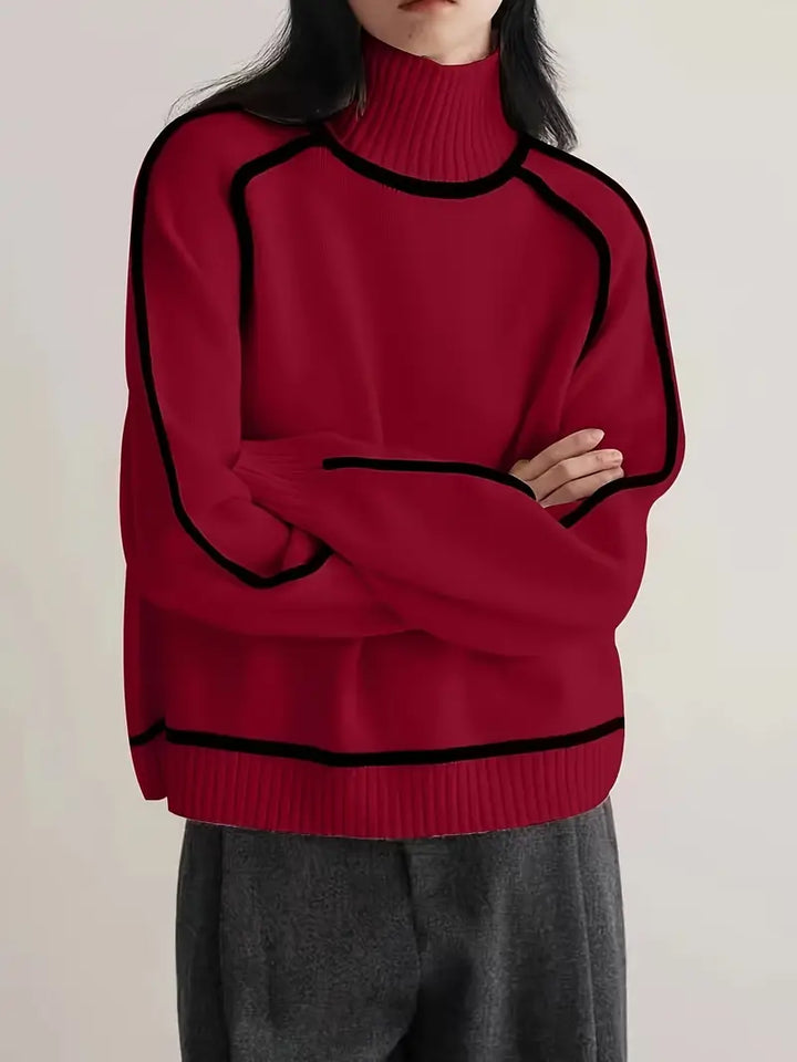 Donna | Stylish Turtleneck Knitwear