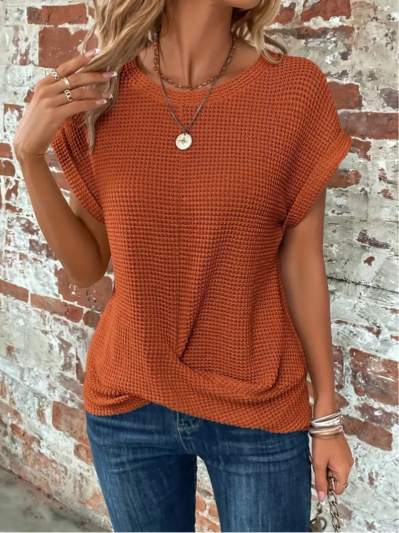 Sophie - The Adorable Sweetheart Round Neck Tee