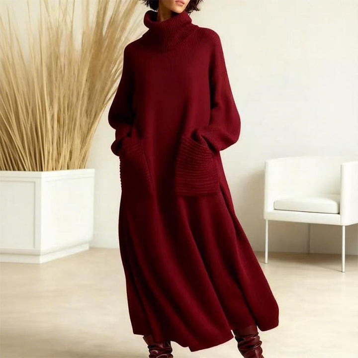 🎉2026 New Collection: Women's Long Sleeve Turtleneck Knit Sweater Dress - 70% OFF!💥