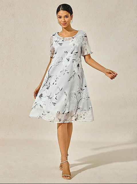 Chandra | Elegant Floral Dress