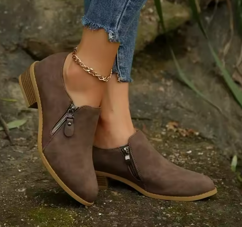 Bronte | Zip-Up Orthopedic Ankle Boots™