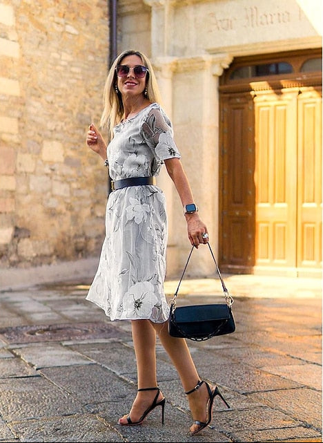 Chandra | Elegant Floral Dress
