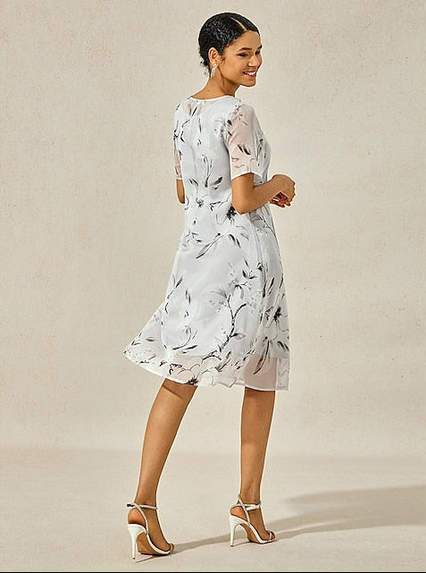 Chandra | Elegant Floral Dress